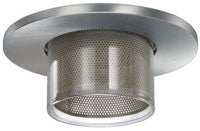 Juno 4150MESH-SC, 4 inch Round IC Rated Recessed Trim, 50 Total Watts Halogen, Chrome