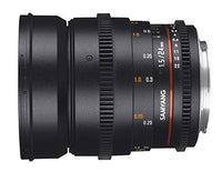Samyang 24 mm T1.5 VDSLR II Manual Focus Video Lens for Micro Four Thirds Camera