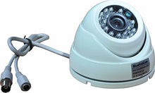 Load image into Gallery viewer, BlueFishCam Waterproof Dome CCTV Camera Wide Angle Lens 3.6mm CMOS 1000TVL 24 LED Infrared Color with IR-Cut Security Camera
