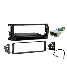 Load image into Gallery viewer, Compatible with Jeep Wrangler 2003 2004 2005 2006 Single DIN Stereo Harness Radio Install Dash Kit Package
