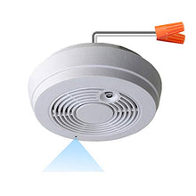 Load image into Gallery viewer, WF-402SAC 1080p IMX323 Chip Super low light Spy Camera with WiFi Digital IP Signal, Recording &amp; Remote Internet Access, Camera Hidden in a Fake Smoke Detector (120VAC, Straight-Down View)

