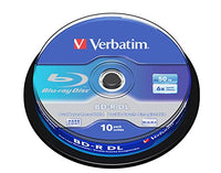 Verbatim 43746 BD-R DL 50GB 6X - 10 Pack Spindle