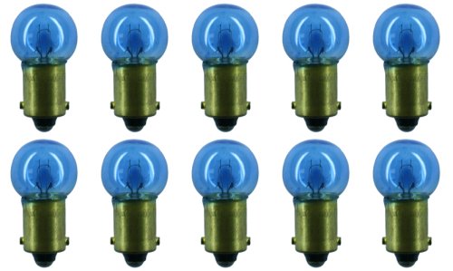 CEC Industries #1895B (Blue) Bulbs, 14 V, 3.78 W, BA9s Base, G-4.5 shape (Box of 10)