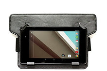 Load image into Gallery viewer, Navitech in Car Leather Headrest Mount Compatible with The AT&amp;T Trek HD 4G Tablet

