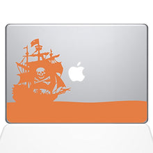 Load image into Gallery viewer, The Decal Guru Pirate Bay MacBook Decal Vinyl Sticker - 13&quot; MacBook Pro (2016 &amp; Newer) - Orange (1153-MAC-13X-P)
