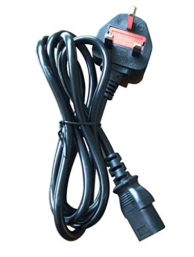 yan Laptop 3 Pin Mains Cable Power Kettle Lead Plug Cord PC UK