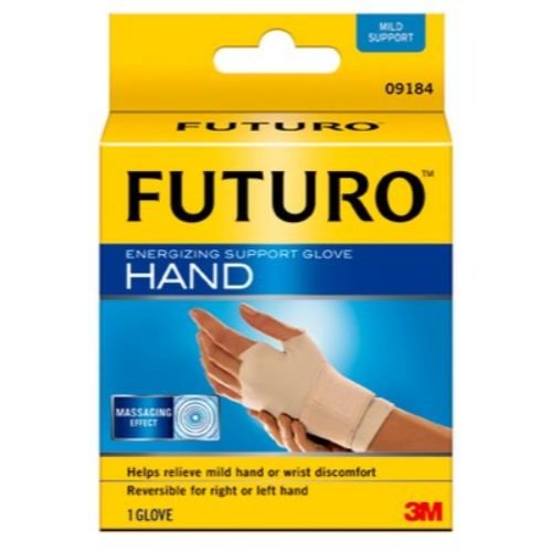 3M Health Care 09187EN FUTURO Energizing Support Glove, Nylon/Polyester/Spandex, Large/X-Large, Beige (Pack of 12)