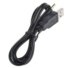 Load image into Gallery viewer, ABLEGRID 0.8M New USB PC Charging Cable PC Laptop Charger Power Cord for Sony Sony ICF-C11iP ICF-C11iP/BLK AM/FM Alarm Clock Radio
