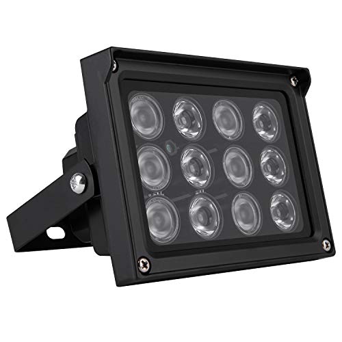 ICAMI IR Illuminators 12pcs,High Power Infrared LED Lights for Security Camera