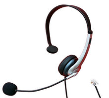 Load image into Gallery viewer, 4Call K163CMA Monaural Call Center Telephone Headset RJ09 Headphone with Noise Canceling mic for Plantronics M12 MX10 Amplifiers and Cisco 7940 7970G Unified IP Phones
