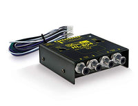 Sinuslive 14244 HL-804 High/Low Level Converter 4 Channel with Remote High Level/Low Level Signal Converter Black