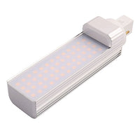 Aexit AC/DC12V 9W Lighting fixtures and controls 3000K Horizontal Recessed LED Light Tube Milky White Cover G24