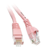 Load image into Gallery viewer, ACL 1 Feet RJ45 Snagless/Molded Boot Pink Cat6 Ethernet Lan Cable, 1 Pack
