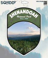 Squiddy Shenandoah National Park - Vinyl Sticker for Car, Laptop, Notebook (5