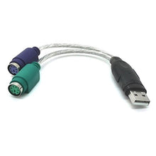 Load image into Gallery viewer, FastSun USB A Male A/M To PS/2 Cable Adapter For Mouse Keyboard
