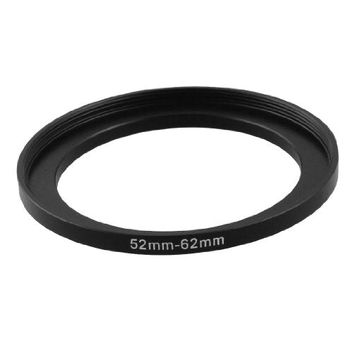 uxcell 52mm-62mm 52mm to 62mm Black Step Up Ring Adapter for Camera
