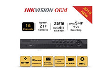 Load image into Gallery viewer, HD TVI 5MP 16CH DVR - Surveillance Digital Video Recorder 16CH HD-TVI/CVI/AHD H265+ H265 H264+ H264 HDMI/VGA/BNC Video Output for Home &amp; Business Analog&amp; IP Camera Support Mobile App 3year Warranty
