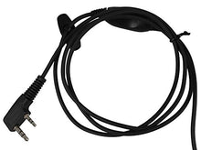 Load image into Gallery viewer, KENMAX 2 PIN with PTT Mini Mic Headphone Headband Headset New Black for Two Way Radio TK-2107 TK-2118 TK-2160 TK-3100 TK-3101 TK-3102
