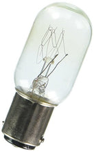 Load image into Gallery viewer, Eiko 15T7DC-130V 130V 15W T-7 DC Bayonet Base Halogen Bulbs
