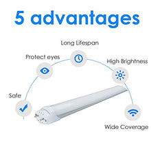 Load image into Gallery viewer, Aolyty T8 LED Tube Light 13W 3ft 35&quot; 6500K Super Bright Dual End Powered No Ballast Bypass for Warehouse, Garage, Office, Home - 10 Pack
