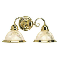 Design House 503029 Millbridge 2 Light Wall Light, Polished Brass