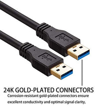 Load image into Gallery viewer, USB to USB Cable Male to Male 20 ft,Ruaeoda Long USB 3.0 Cable A to A for Data Transfer Hard Drive Enclosures, Printer, Modem, Cameras
