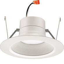 Load image into Gallery viewer, Lithonia Lighting 5/6 Inch White Retrofit LED Recessed Downlight, 12W Dimmable with 4000K Cool White, 845 Lumens
