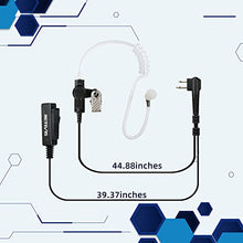 Load image into Gallery viewer, Covert Air Tube Earpiece Compatible with Motorola Walkie Talkie, Big PTT, Compatible with Motorola CP185 CP200 CP200d GP300 GP2000 BRP40 Two Way Radio, Security 2 Way Radio Earpiece with Mic(1 Pack)
