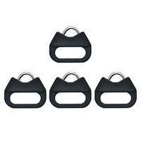 VKO Lug Ring Camera Strap Triangle Split Ring Hook Plastic Cap Compatible with All Brand D-SLR Rangefinder Mirrorless Camera W/Round Eyelet(2 Pair)