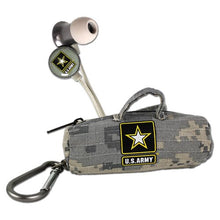 Load image into Gallery viewer, AudioSpice U.S. Army Scorch Earbuds with Camo BudBag - Retail Packaging - Sand
