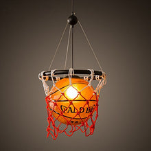 Load image into Gallery viewer, Industrial American Country Chandelier Ceiling Pendant Light Basketball Lighting Hanging Light Warm White for Restaurant Bar Sports Shop by LightInTheBox
