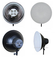 Ardinbir Studio Photography 4 Head Lamp Continuous Light Socket with 15