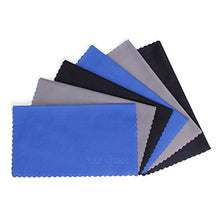 Load image into Gallery viewer, Your Choice Microfiber Cleaning Cloths 6 Pack for Eyeglasses, Camera Lens, Cell Phones, CD, DVD, Computers, Tablets, Laptops, Telescope, LCD Screens and Other Delicate Surfaces Cleaner
