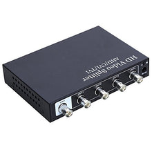 Load image into Gallery viewer, UHPPOTE BNC HD 1 in 4 Out Ports Video Splitter Security AHD CVI TVI Video Amplifier Distributor
