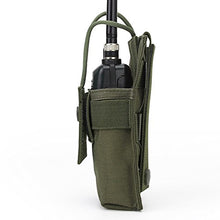 Load image into Gallery viewer, Adjustable Tactical MOLLE Interphone Pouch Short Radio Holder Tactical Radio Holster Hunting Intercom Bag
