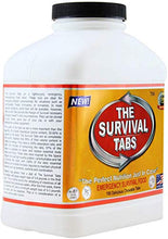 Load image into Gallery viewer, Survival Tabs - 30 Day Survival Food Supply - Gluten Free and Non-GMO 25 Years Shelf Life (2 x 180 tabs/Bottle - Chocolate)
