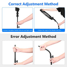 Load image into Gallery viewer, Neewer 10&quot;/25cm Metal Flexible Tube Arm for LED Video Lights,Ring Flash Light and Other Photography Accessories with 1/4&quot; Screw Thread
