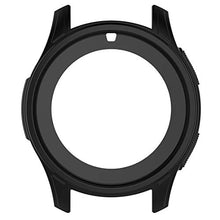Load image into Gallery viewer, Compatible for Samsung Galaxy Watch 42mm Silicone Protective Case Cover, LOKEKE Soft Silicone Protective Shell Case Cover for Samsung Galaxy Watch 42mm Smartwatch(Silicone Black)
