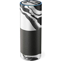 Skinit Decal Audio Skin Compatible with Amazon Echo Plus - Officially Licensed Originally Designed Black Marble Ink Design