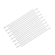Load image into Gallery viewer, 100pack Extra Heavy Duty 12inch, White Standard White Cable Ties Industrial Strength Durable Outdoor Use Zip Ties
