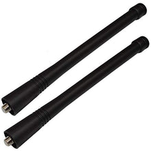 Load image into Gallery viewer, HQRP 2-Pack VHF Antenna Compatible with Motorola Saber II/Saber IIR/Saber III / SV10 / SV11 / SV11D / SV21 / SV12 / SV22 / SV22C / SU210 / SU22 / SU22C / SU220 + HQRP Coaster
