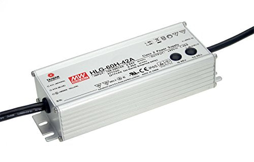 LED Driver 62.4W 48V 1.3A HLG-60H-48A Meanwell AC-DC SMPS HLG-60H Series MEAN WELL C.V+C.C Power Supply