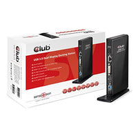 Club3D USB 3.0 Dual Display Docking Station DVI/HDMI (CSV-3242HD)