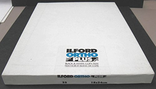 Ilford ORTHO Plus 18cm x 24cm / 25 Sheets Black & White Copy Film 08/2013 Dating