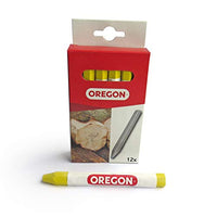 Oregon 295363 Multi Surface Marking Crayon - Yellow (Pack of 12)