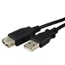 Load image into Gallery viewer, C&amp;E 4 Pack USB 2.0 Extension Cable, Black, A Male to A Female 6 Feet CNE460432
