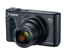 Load image into Gallery viewer, Canon PowerShot SX740 Digital Camera w/40x Optical Zoom &amp; 3 Inch Tilt LCD - 4K VIdeo, Wi-Fi, NFC, Bluetooth Enabled (Black) (Renewed)
