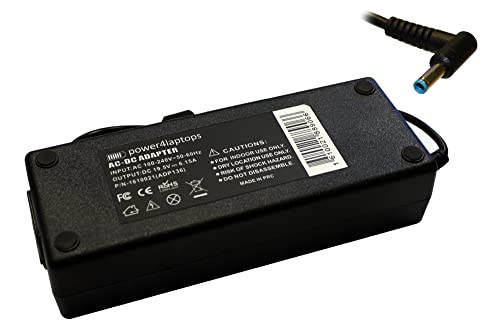 Power4Laptops AC Adapter Laptop Charger Power Supply Compatible with HP Envy 17-r104nc