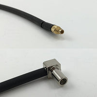12 inch RG188 MMCX Male to MS147 Angle Male Pigtail Jumper RF coaxial Cable 50ohm Quick USA Shipping