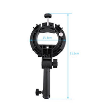 Load image into Gallery viewer, Acouto S-Type Bracket Handheld Grip Mount Holder with Handle for Speedlite Flash Softbox
